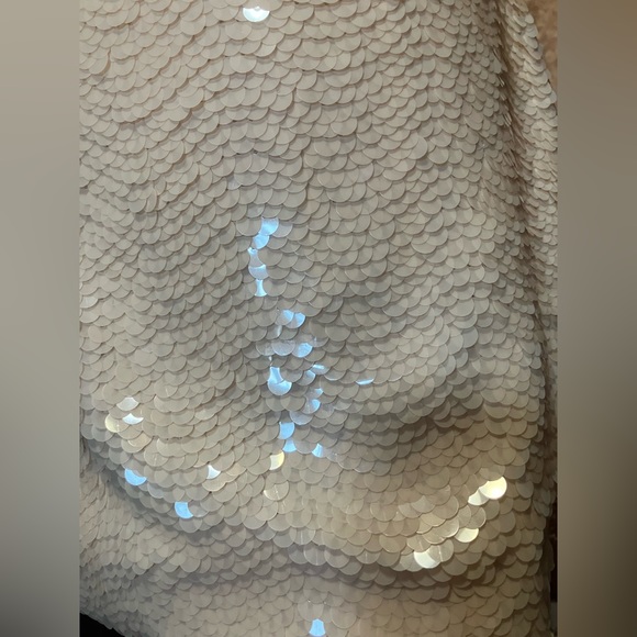 BCBG Max Azria - Light Pink Sequin "Michaela" Miniskirt - Medium - Picture 5 of 9